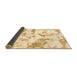 Sideview of Abstract Brown Modern Rug, abs1096brn