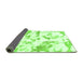 Sideview of Abstract Green Modern Rug, abs1096grn