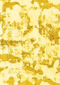 Abstract Yellow Modern Rug, abs1096yw