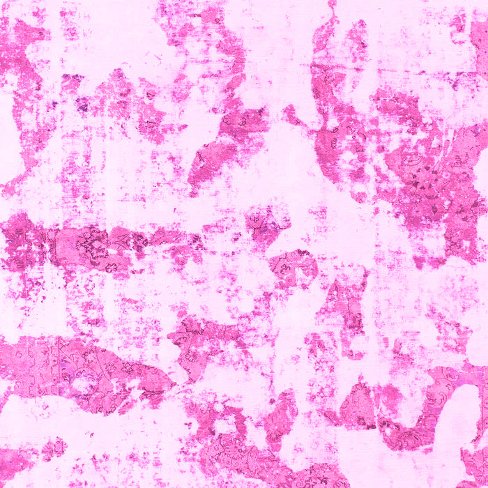 Machine Washable Abstract Pink Modern Rug, wshabs1096pnk