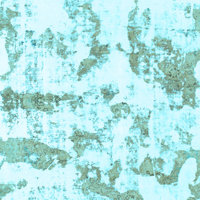 Machine Washable Abstract Light Blue Modern Rug, wshabs1096lblu