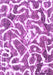 Abstract Purple Modern Rug, abs1097pur