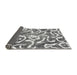 Sideview of Abstract Gray Modern Rug, abs1097gry