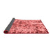 Abstract Red Modern Area Rugs