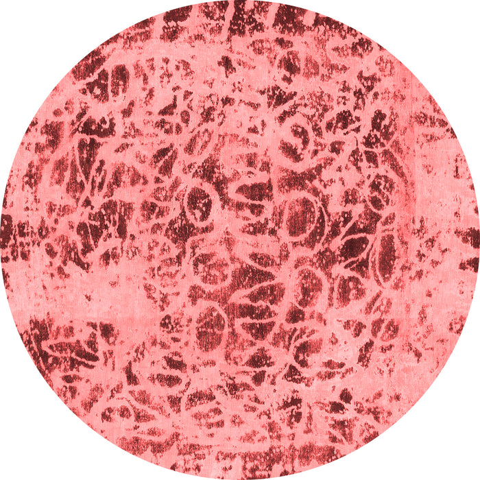 Machine Washable Abstract Red Modern Rug, wshabs1098red