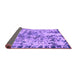 Sideview of Abstract Purple Modern Rug, abs1098pur