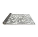 Sideview of Abstract Gray Modern Rug, abs1099gry