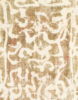 Machine Washable Abstract Moccasin Beige Rug, wshabs1099