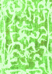 Abstract Green Modern Rug, abs1099grn