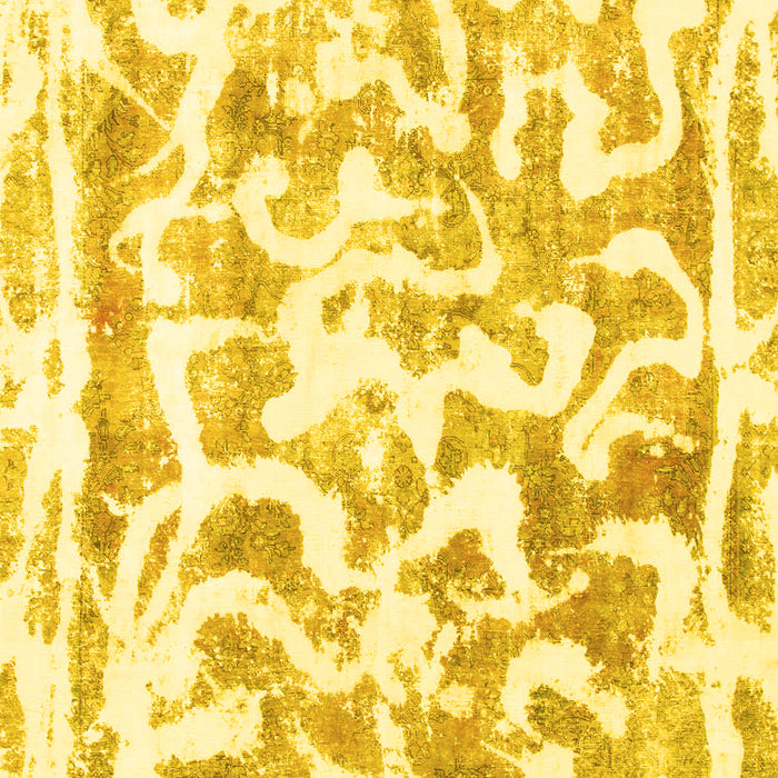Abstract Yellow Modern Rug, abs1099yw