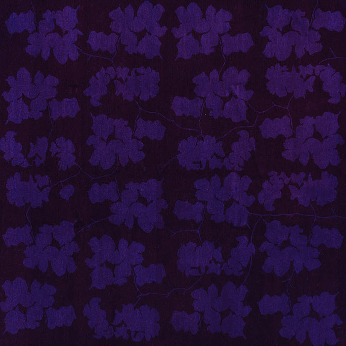 Square Machine Washable Abstract Purple Modern Area Rugs, wshabs109pur