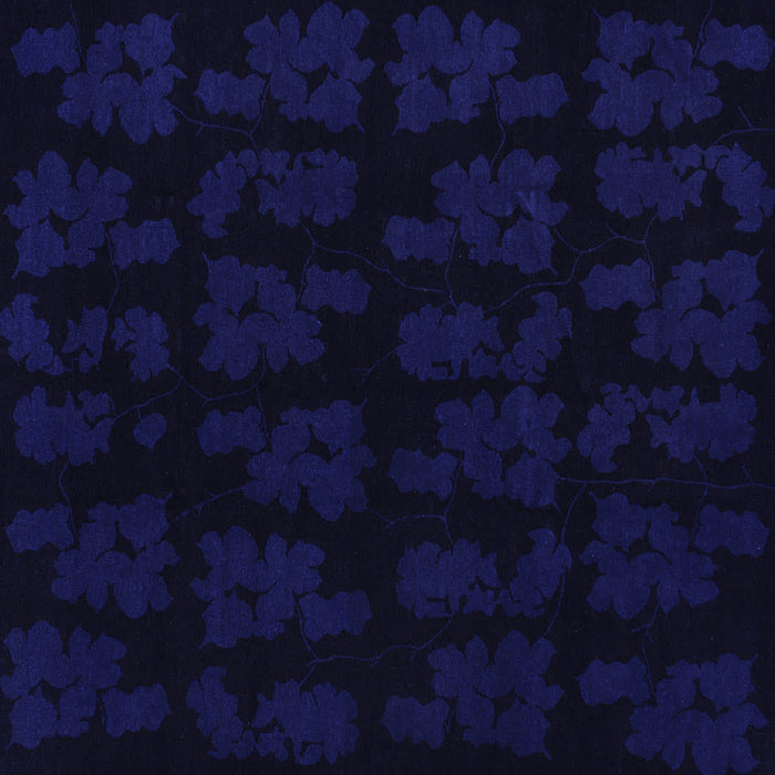 Square Abstract Blue Modern Rug, abs109blu