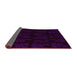 Sideview of Abstract Pink Modern Rug, abs109pnk