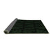 Sideview of Abstract Emerald Green Modern Rug, abs109emgrn