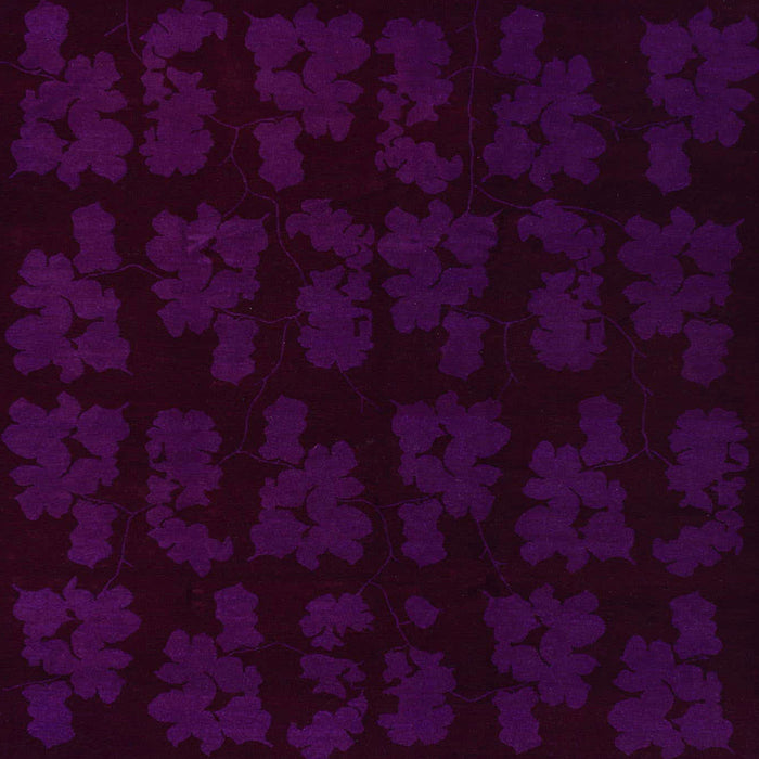 Square Machine Washable Abstract Chocolate Brown Rug, wshabs109