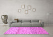 Machine Washable Abstract Purple Modern Area Rugs in a Living Room, wshabs10pur