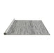 Sideview of Machine Washable Abstract Gray Modern Rug, wshabs10gry