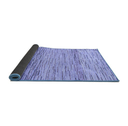Sideview of Abstract Blue Modern Rug, abs10blu