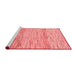 Modern Red Washable Rugs