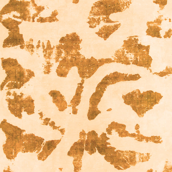 Machine Washable Abstract Orange Modern Area Rugs, wshabs1100org