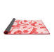 Abstract Red Modern Area Rugs