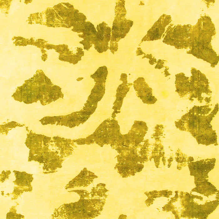 Abstract Yellow Modern Rug, abs1100yw