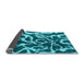 Sideview of Abstract Light Blue Modern Rug, abs1101lblu