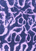 Machine Washable Abstract Purple Modern Area Rugs, wshabs1101pur