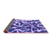 Sideview of Abstract Purple Modern Rug, abs1101pur