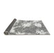 Sideview of Abstract Gray Modern Rug, abs1102gry