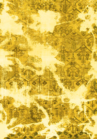 Abstract Yellow Modern Rug, abs1102yw