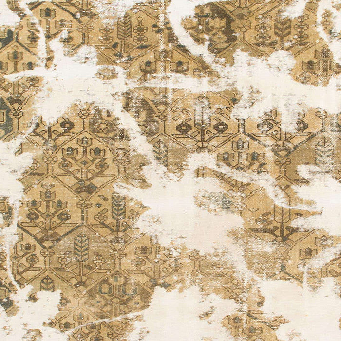 Machine Washable Abstract Cinnamon Brown Rug, wshabs1102