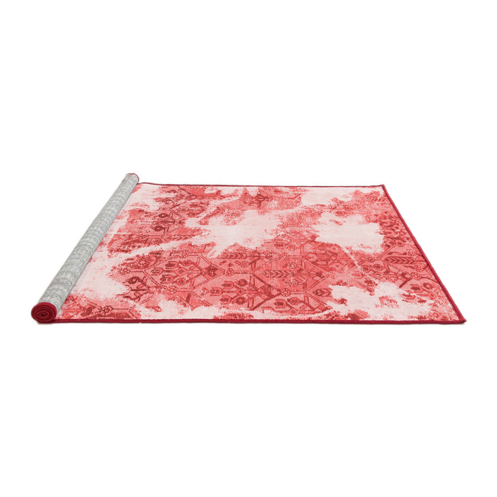 Modern Red Washable Rugs