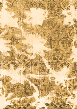 Abstract Brown Modern Rug, abs1102brn