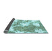 Sideview of Abstract Light Blue Modern Rug, abs1102lblu