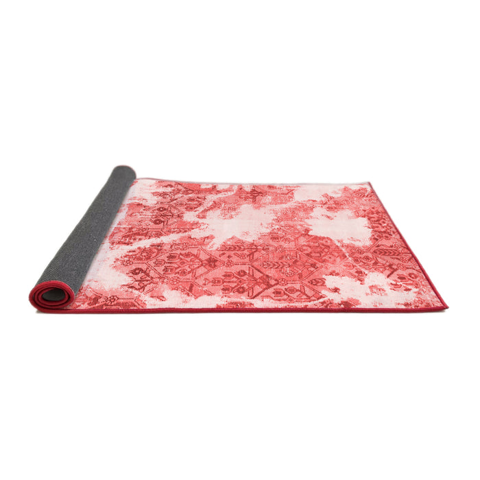Abstract Red Modern Area Rugs