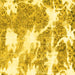 Square Abstract Yellow Modern Rug, abs1102yw