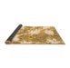 Sideview of Abstract Brown Modern Rug, abs1102brn