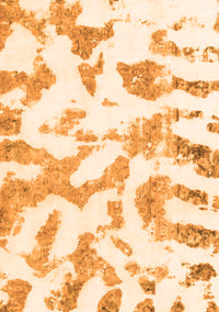 Abstract Orange Modern Rug, abs1103org