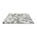 Sideview of Machine Washable Abstract Gray Modern Rug, wshabs1103gry