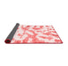 Abstract Red Modern Area Rugs