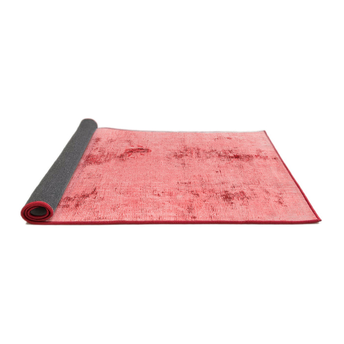 Abstract Red Modern Area Rugs