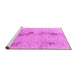 Sideview of Machine Washable Abstract Pink Modern Rug, wshabs1104pnk