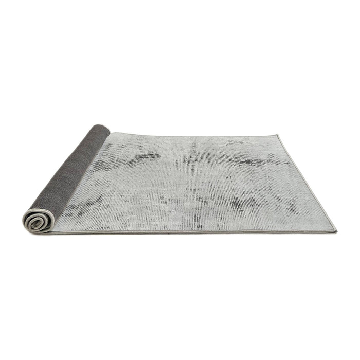 Sideview of Abstract Gray Modern Rug, abs1104gry