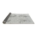 Sideview of Abstract Gray Modern Rug, abs1104gry