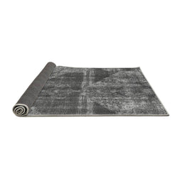 Sideview of Abstract Gray Modern Rug, abs1105gry