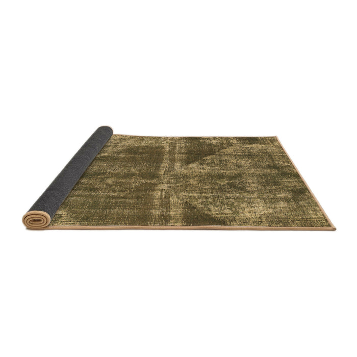 Sideview of Abstract Brown Modern Rug, abs1105brn