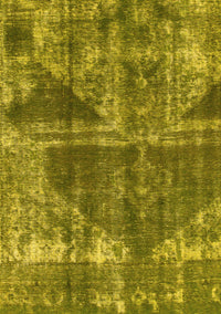 Abstract Yellow Modern Rug, abs1105yw