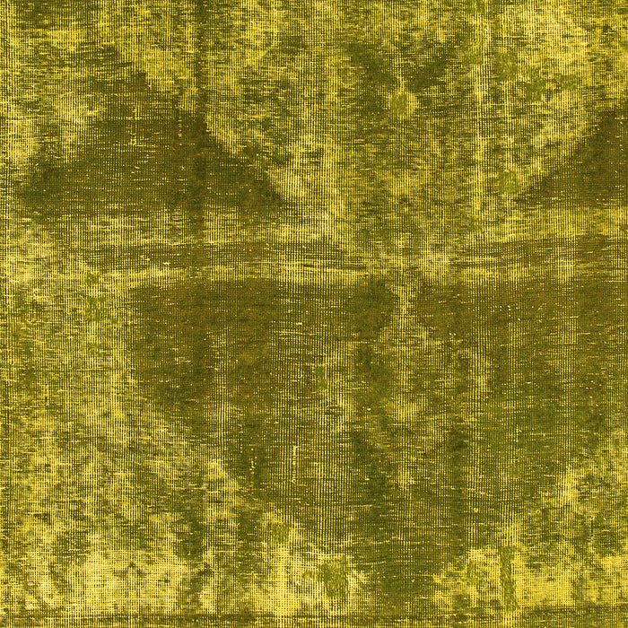 Abstract Yellow Modern Rug, abs1105yw