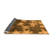 Sideview of Abstract Orange Modern Rug, abs1106org